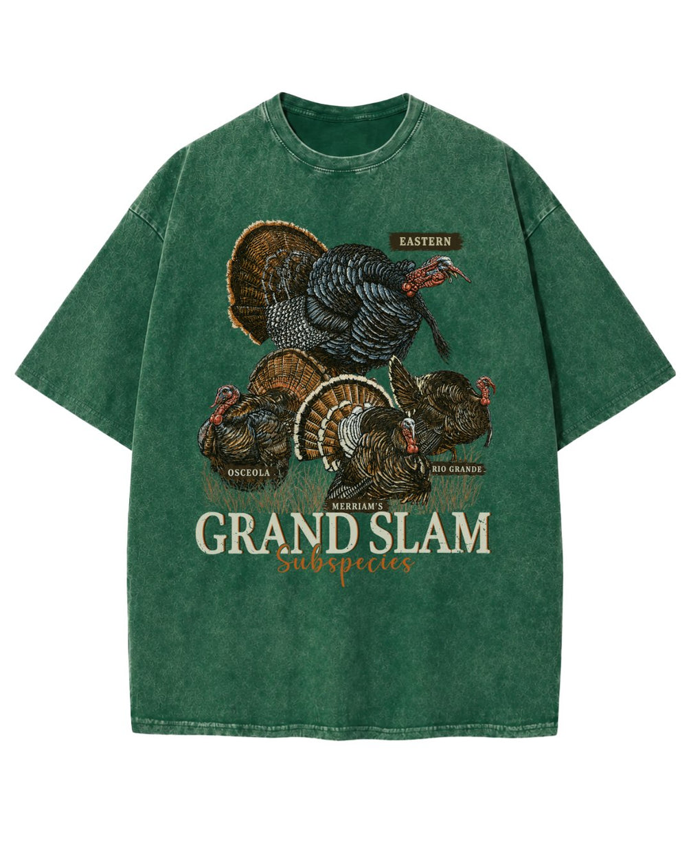 Grand Slam Subspecies Premium Cotton Wash Oversized Tee