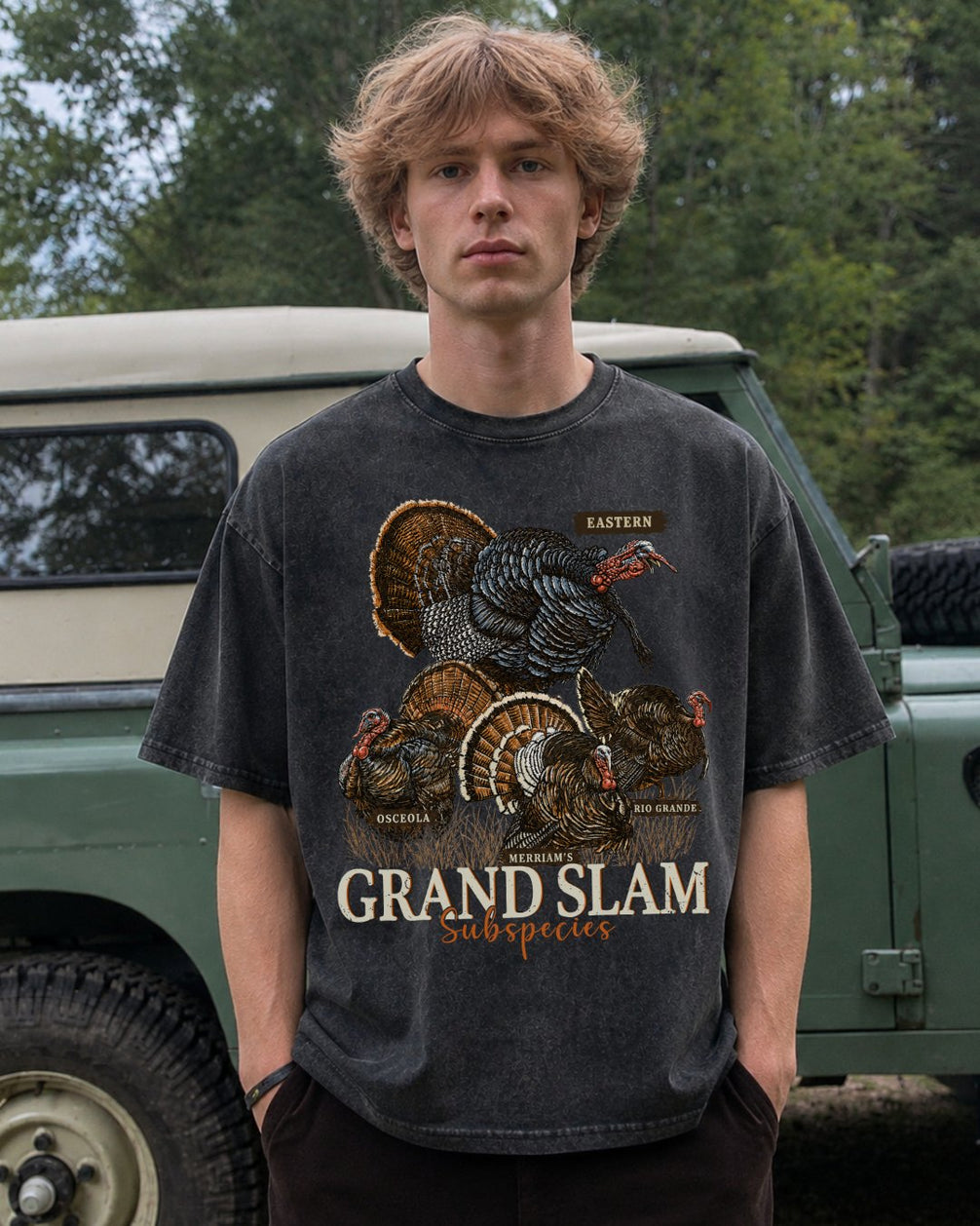 Grand Slam Subspecies Premium Cotton Wash Oversized Tee