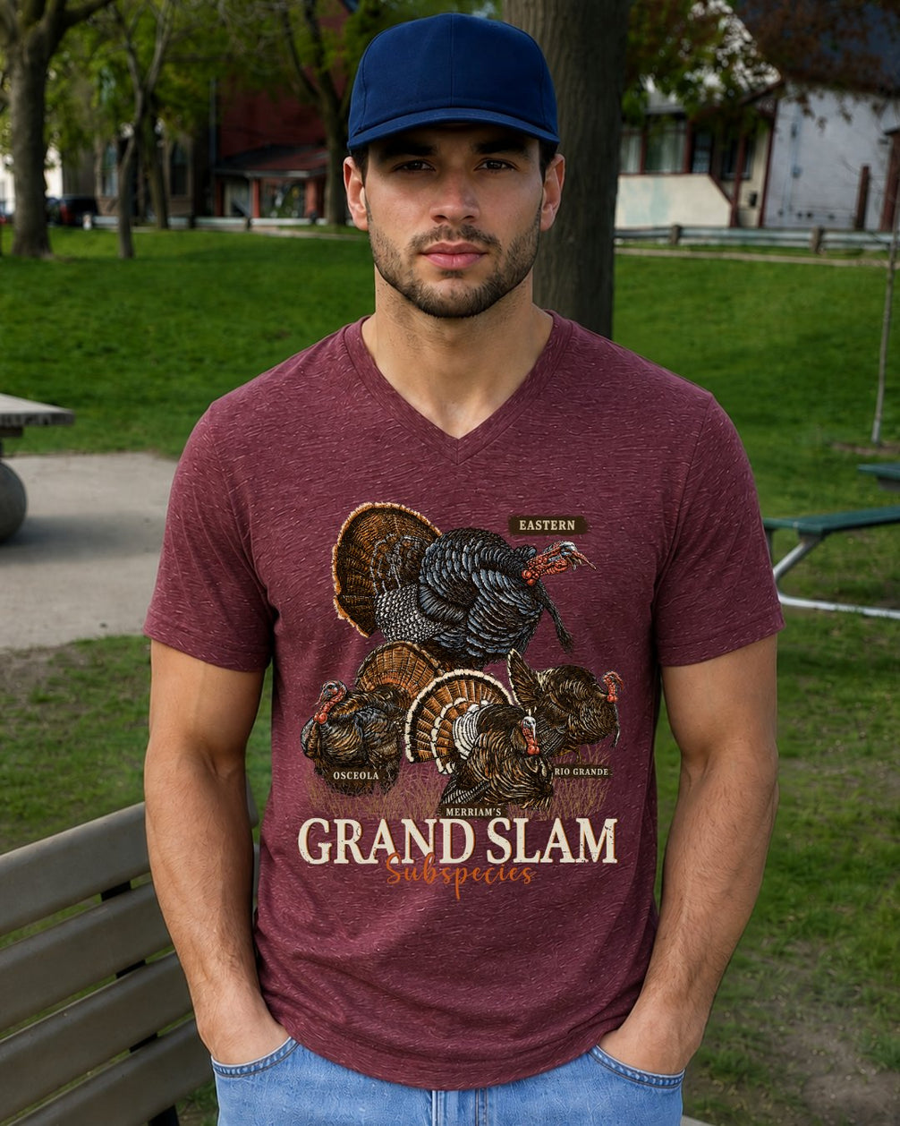 Grand Slam Subspecies Ultra-Soft Lightweight V-Neck Tee
