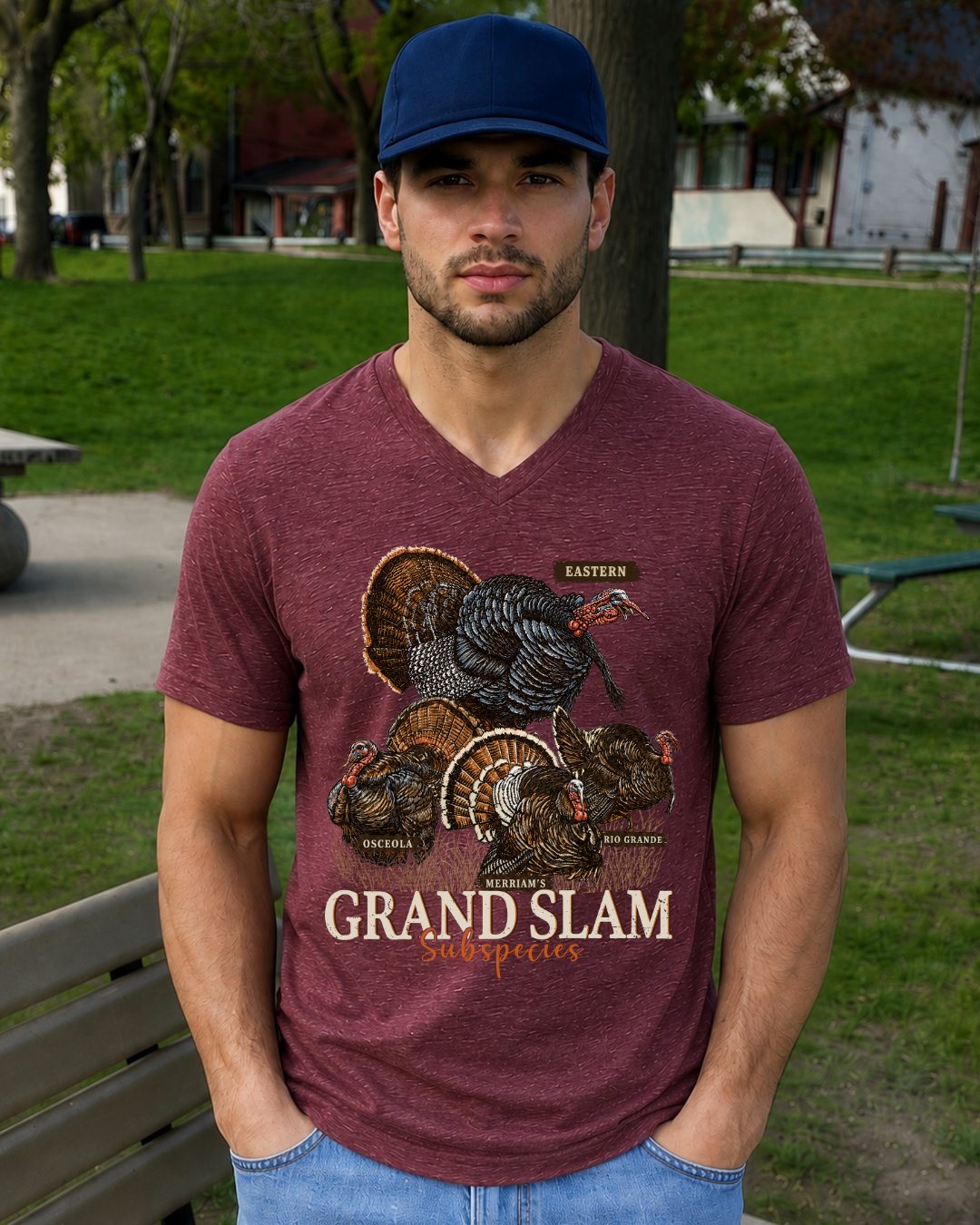 Grand Slam Subspecies Ultra-Soft Lightweight V-Neck Tee