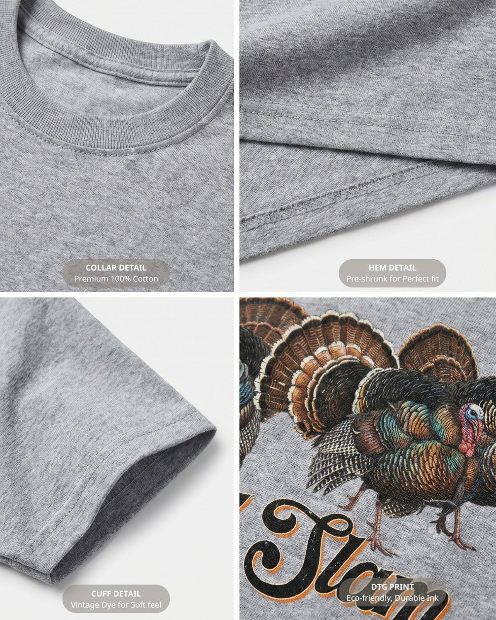 Grand Slam Wild Turkey Hunting T-shirt