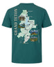 Grand Teton National Park Illustrated Map T-shirt