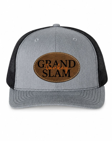 Grand Turkey Slam Trucker Hat with Leather Patch