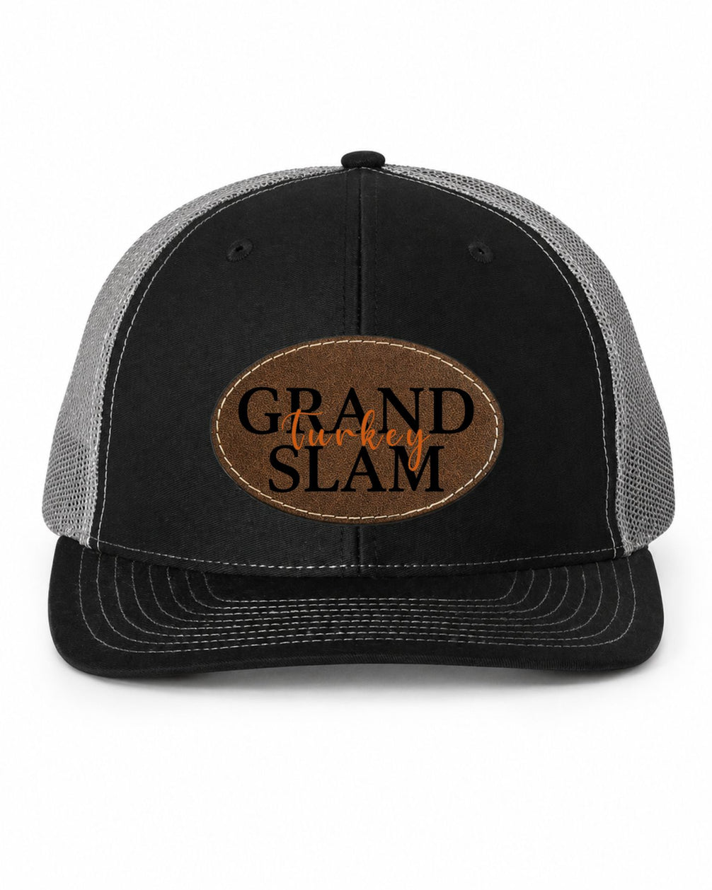 Grand Turkey Slam Trucker Hat with Leather Patch