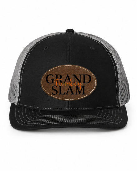 Grand Turkey Slam Trucker Hat with Leather Patch