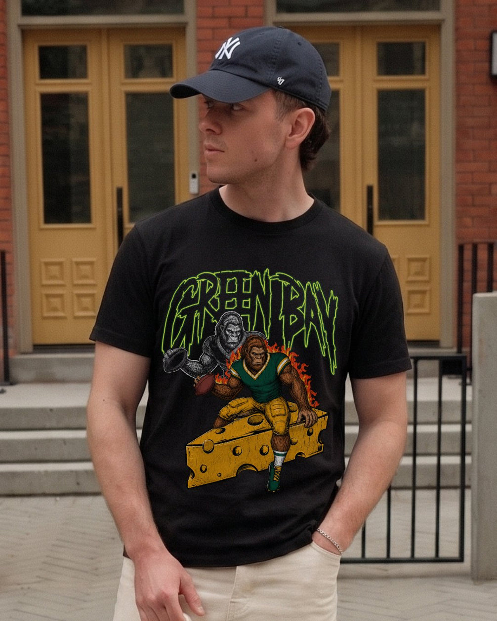 Green Bay Phantom Inferno Football T-shirt