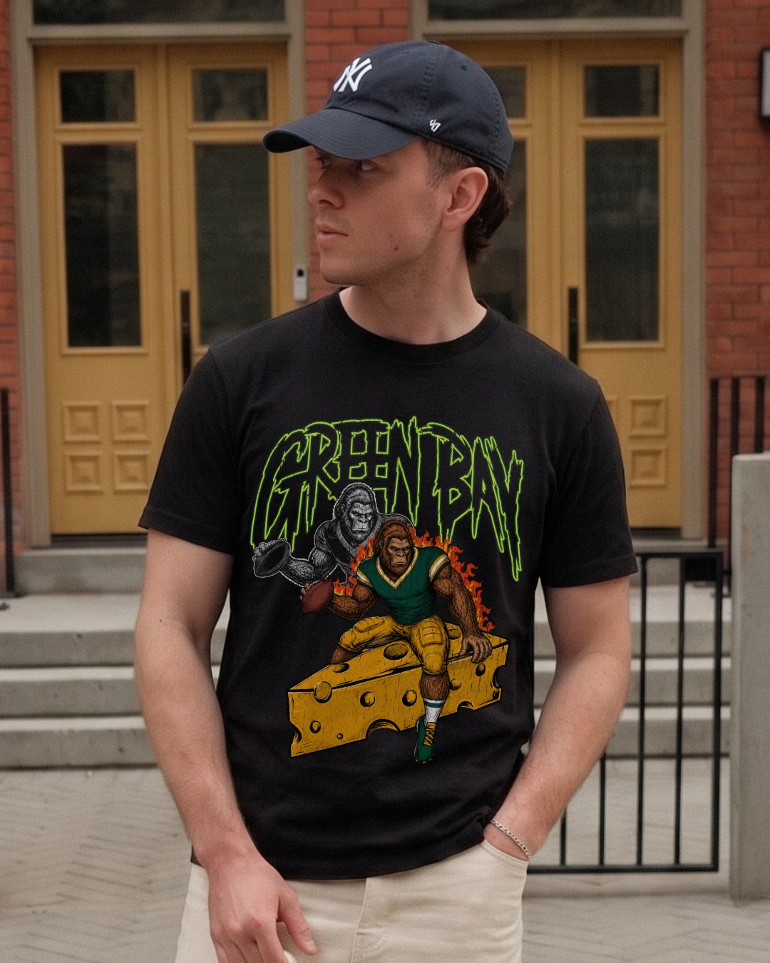 Green Bay Phantom Inferno Football T-shirt