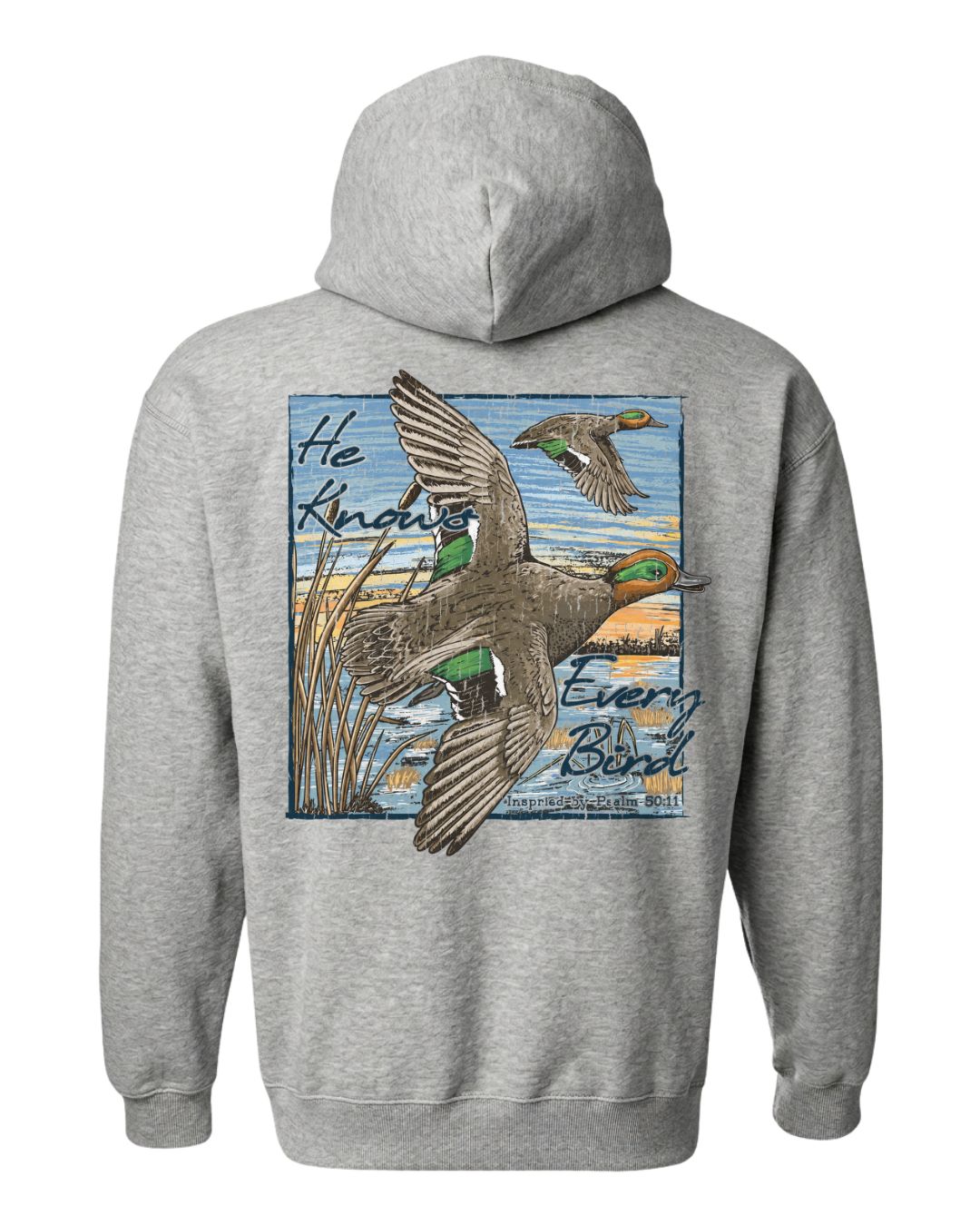 He Knows Every Bird Hoodie