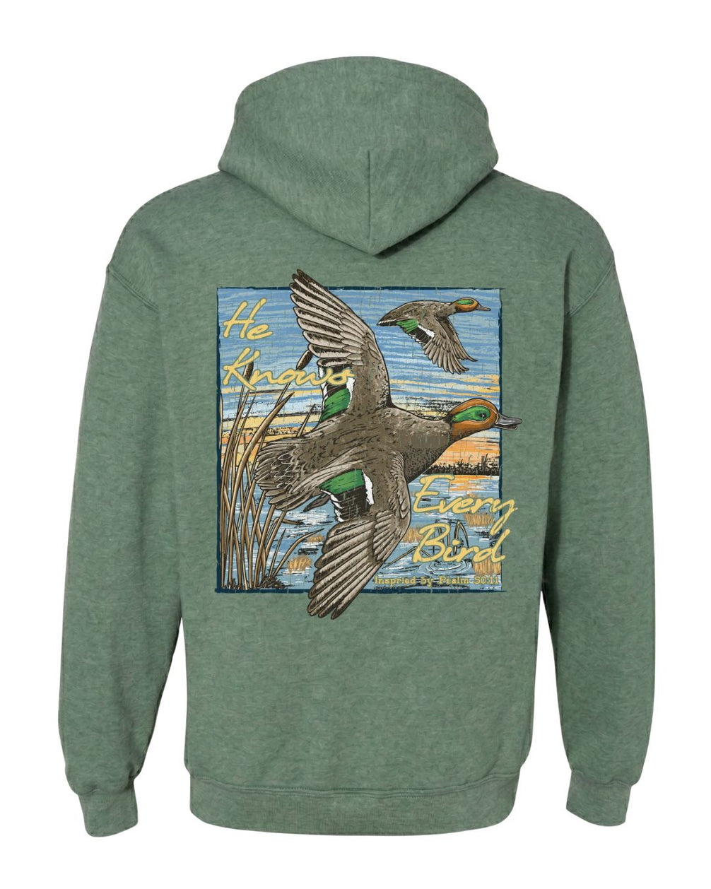 He Knows Every Bird Hoodie