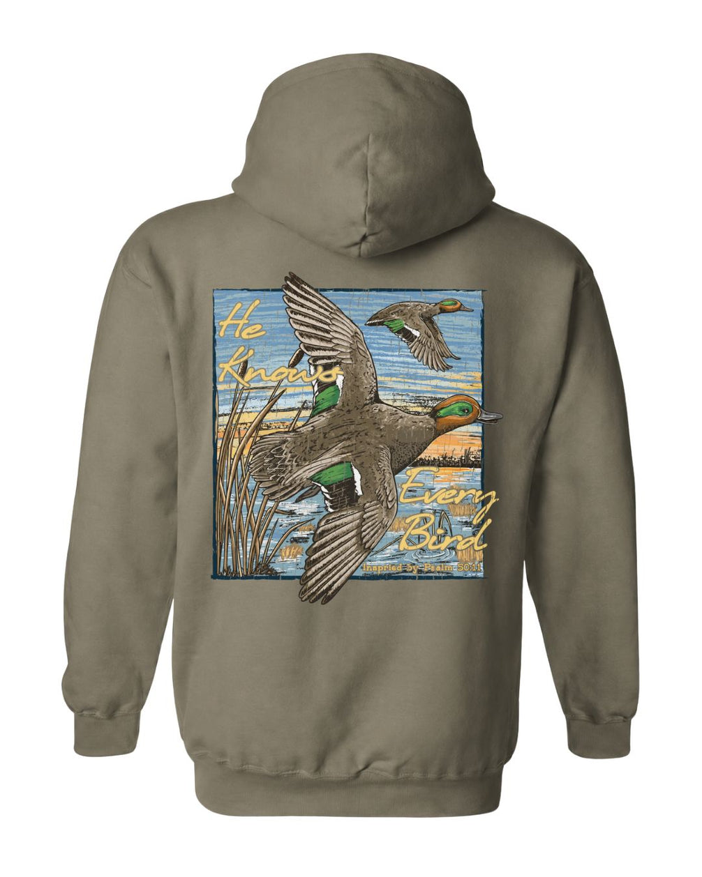 He Knows Every Bird Hoodie