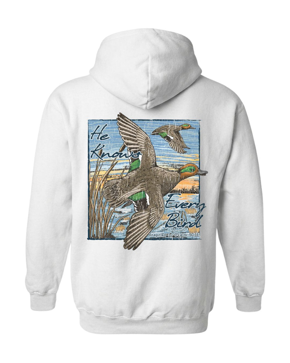 He Knows Every Bird Hoodie