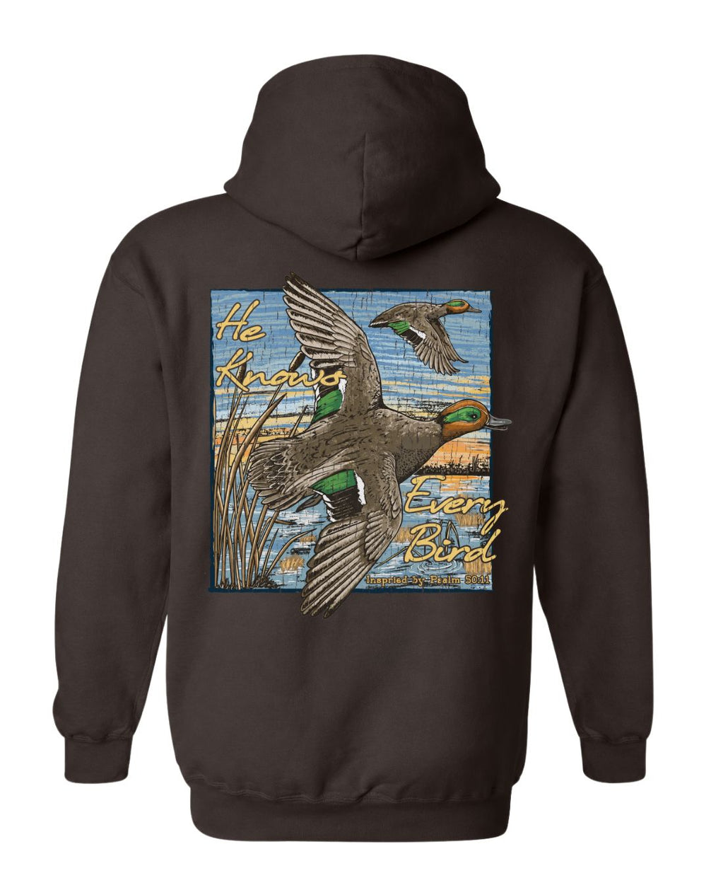 He Knows Every Bird Hoodie