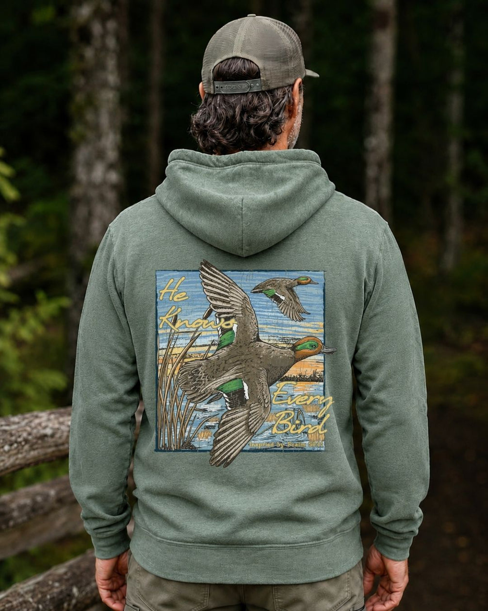 He Knows Every Bird Hoodie