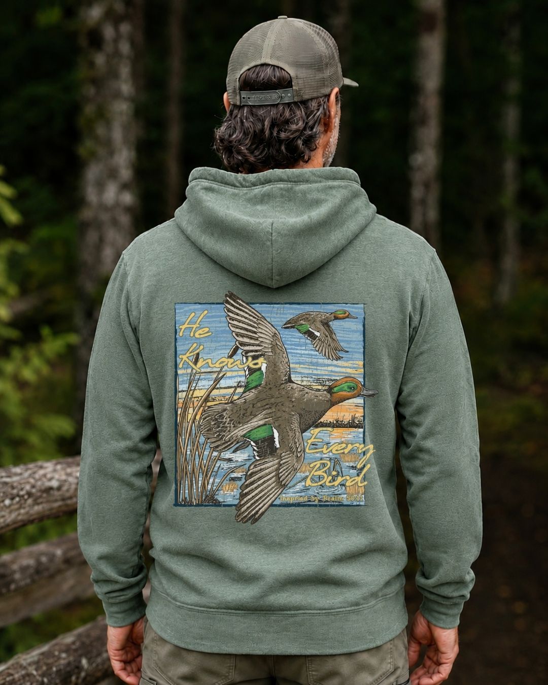 He Knows Every Bird Hoodie