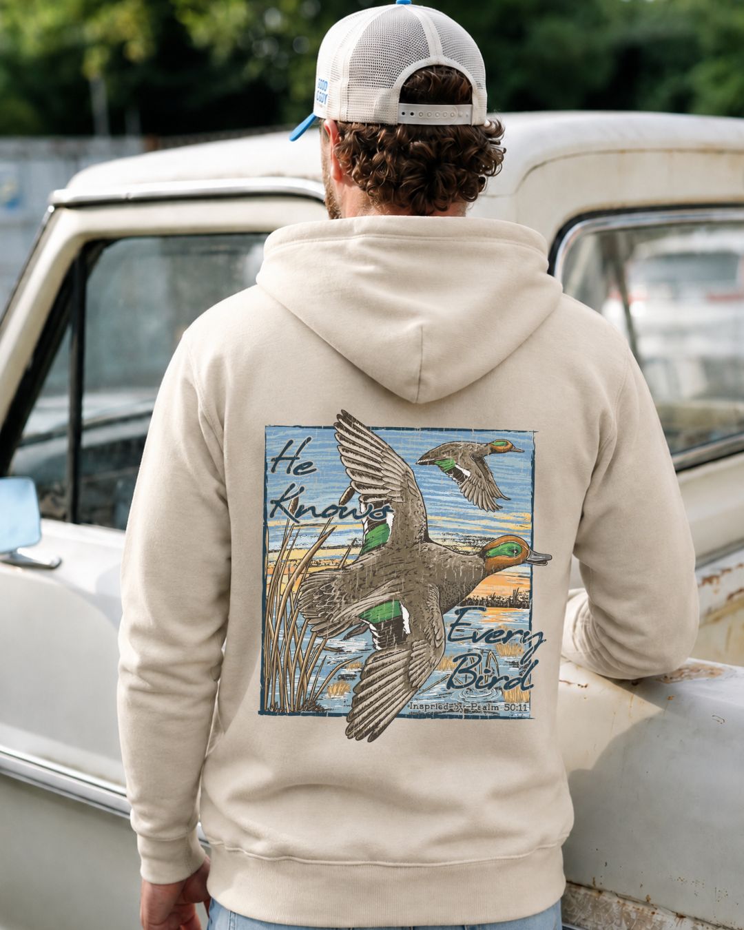 He Knows Every Bird Hoodie