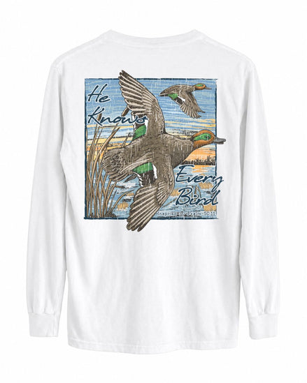 He Knows Every Bird Long-sleeve