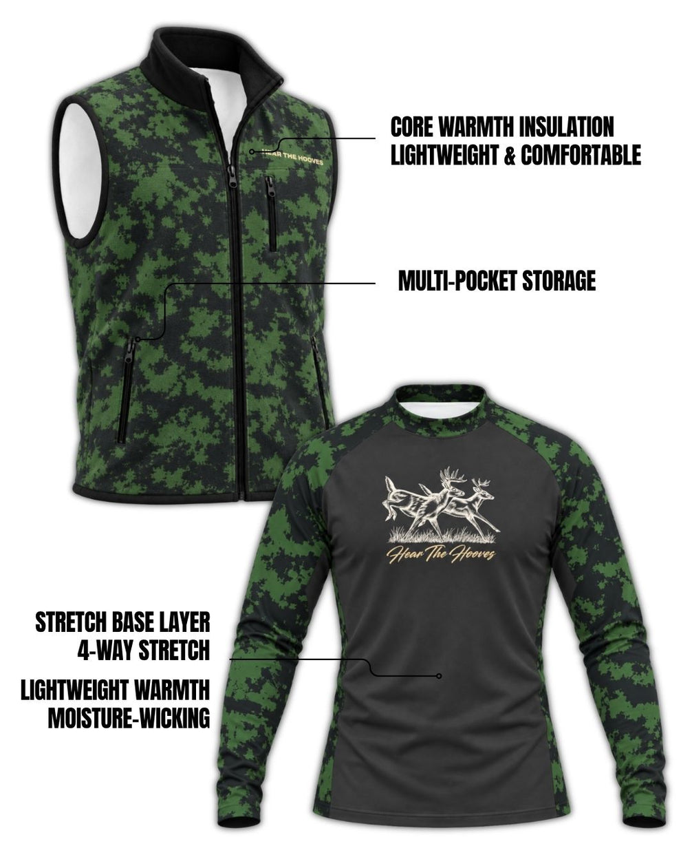 combo - Hear The Hooves Camo Layering Series