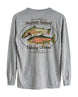 Heaven-Issued Fishing License Matthew 4:19 Long-sleeve - Sport Grey