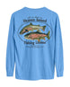 Heaven-Issued Fishing License Matthew 4:19 Long-sleeve - Royal Blue