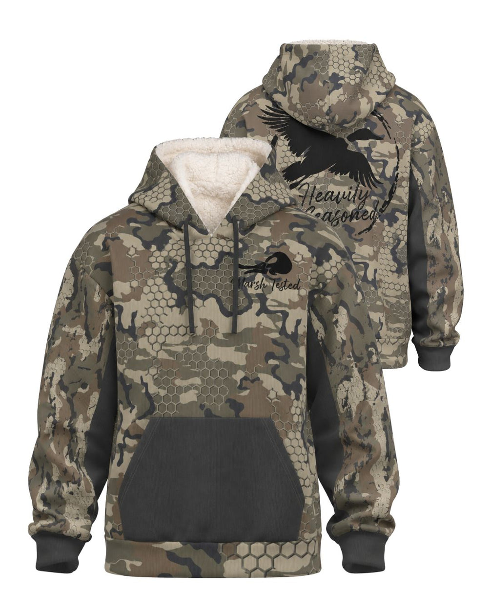 Heavily Seasoned Camo Fleece Hoodie