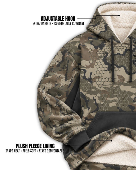 Heavily Seasoned Camo Fleece Hoodie
