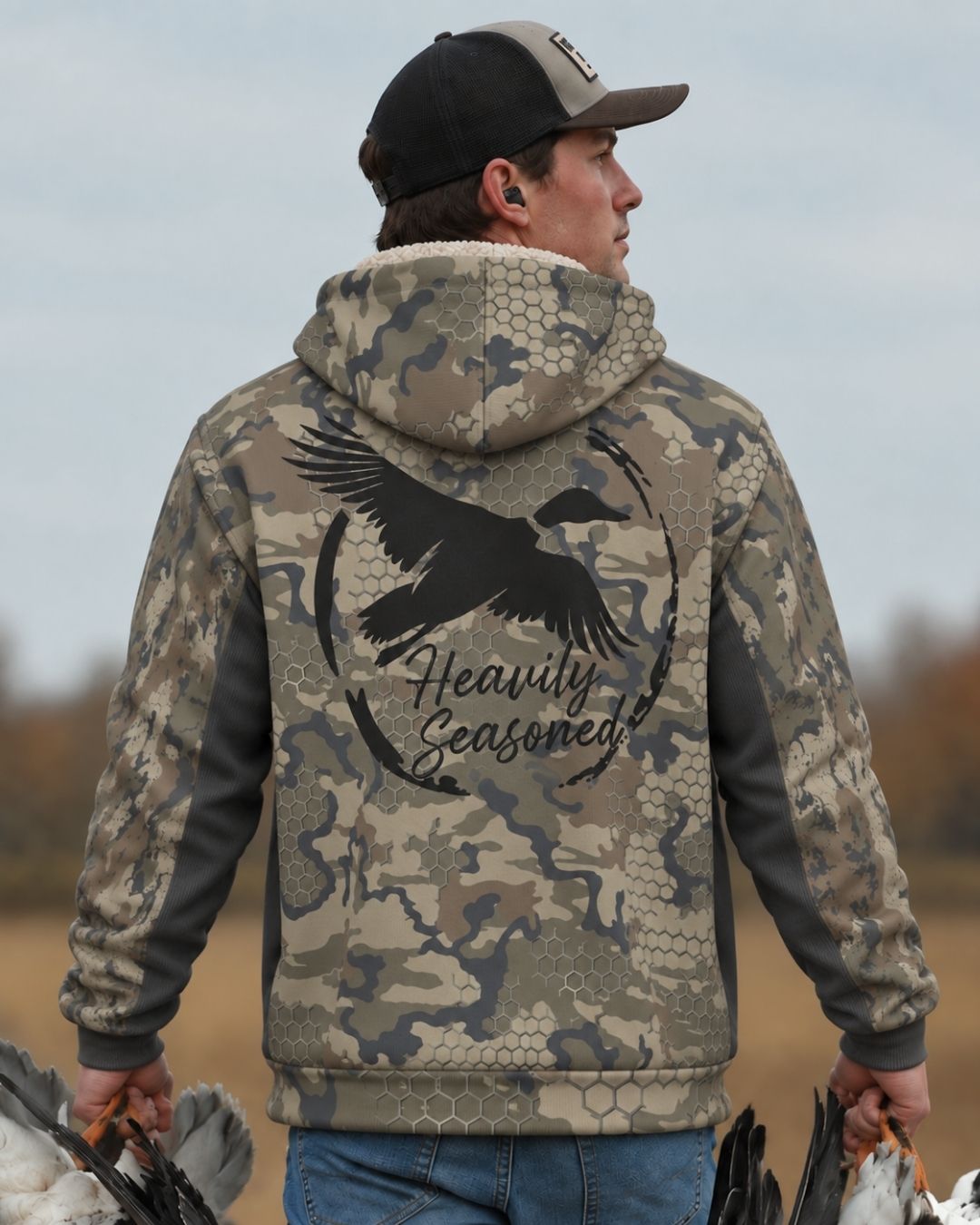 Heavily Seasoned Camo Fleece Hoodie