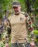 Long-Sleeve detail - Heed The Call Christmas Camo Layering Series