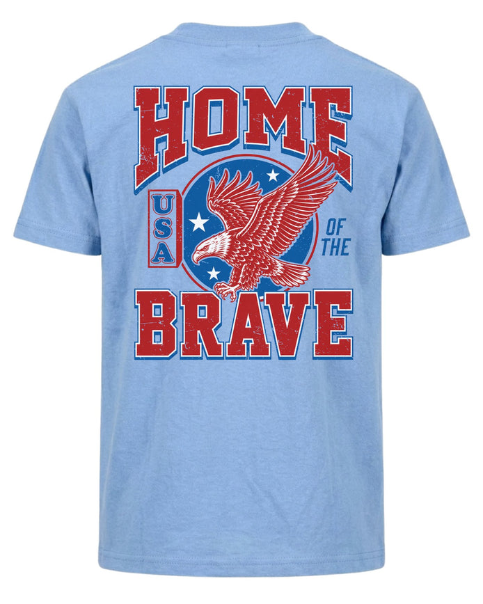 Home Brave Patriotic Eagle T-shirt