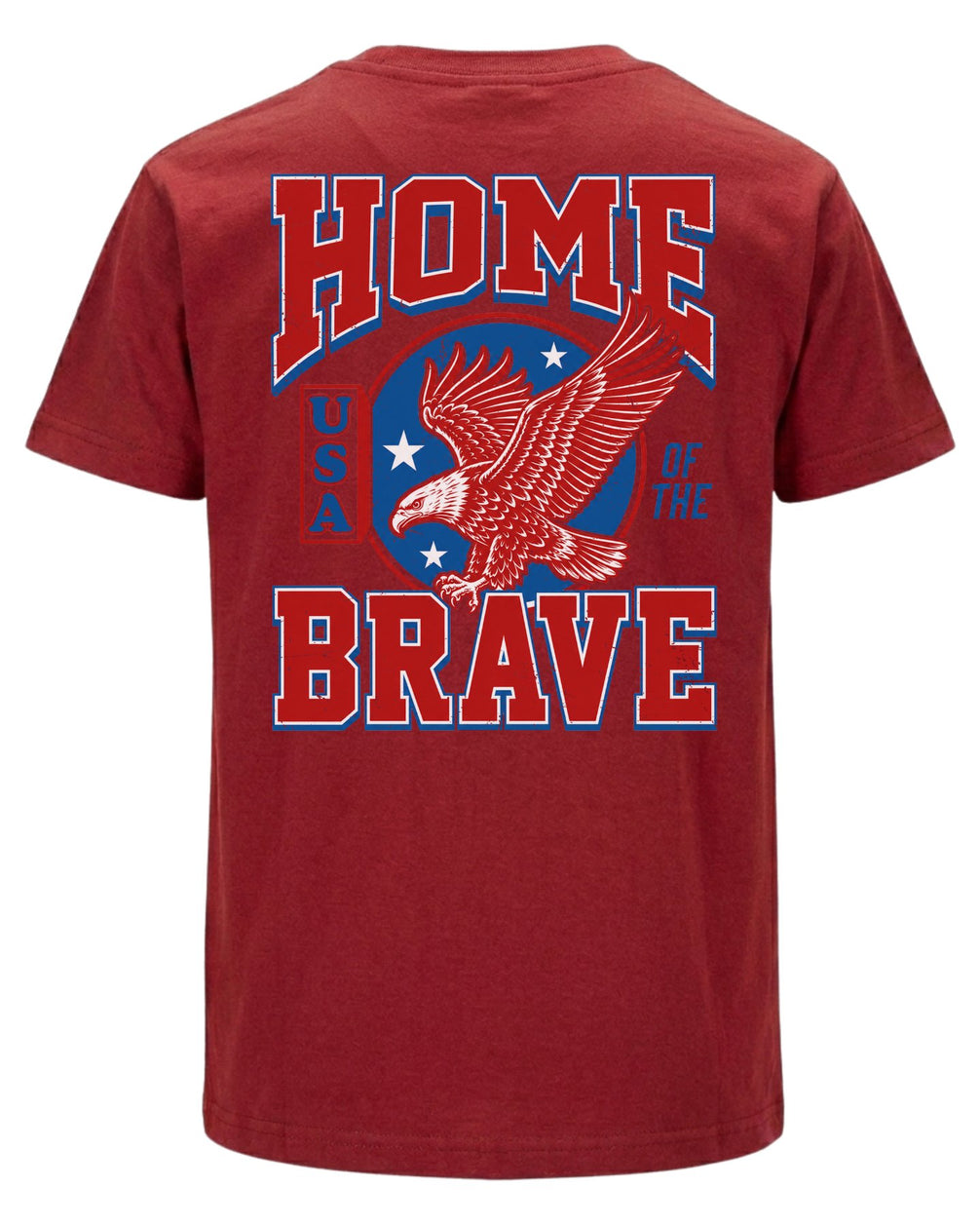 Home Brave Patriotic Eagle T-shirt