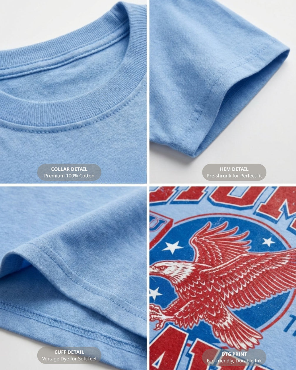 Home Brave Patriotic Eagle T-shirt