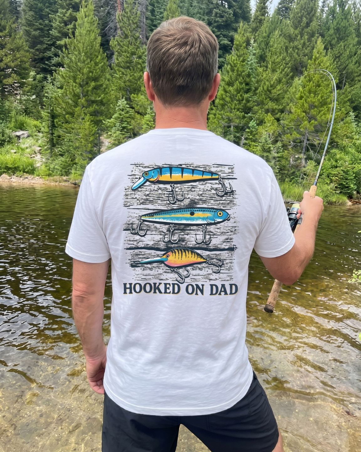 Hooked On Dad T-shirt