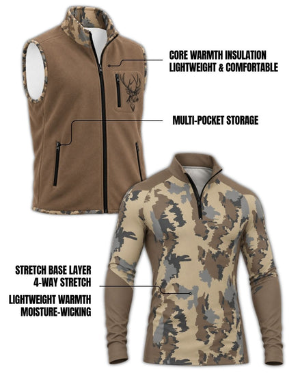 combo - Hunt Hard Camo Layering Series