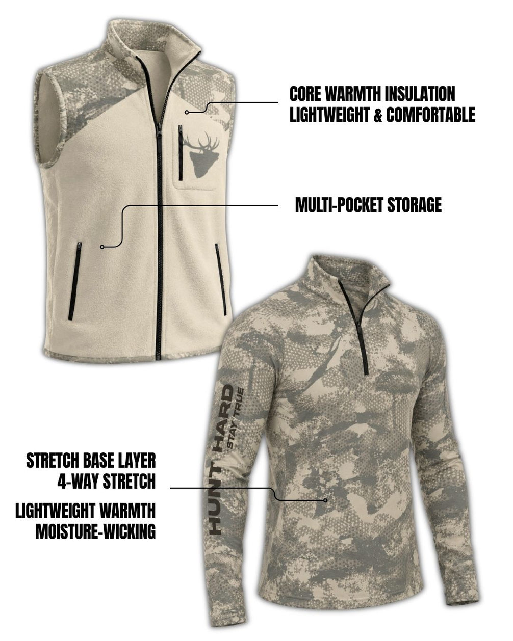 Hunt Hard Camo Layering Series