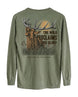 Inspirational Bible Verse Elk Long-sleeve - Military Green