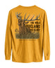 Inspirational Bible Verse Elk Long-sleeve - Gold