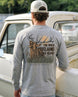 Inspirational Bible Verse Elk Long-sleeve - Sport Grey lifestyle