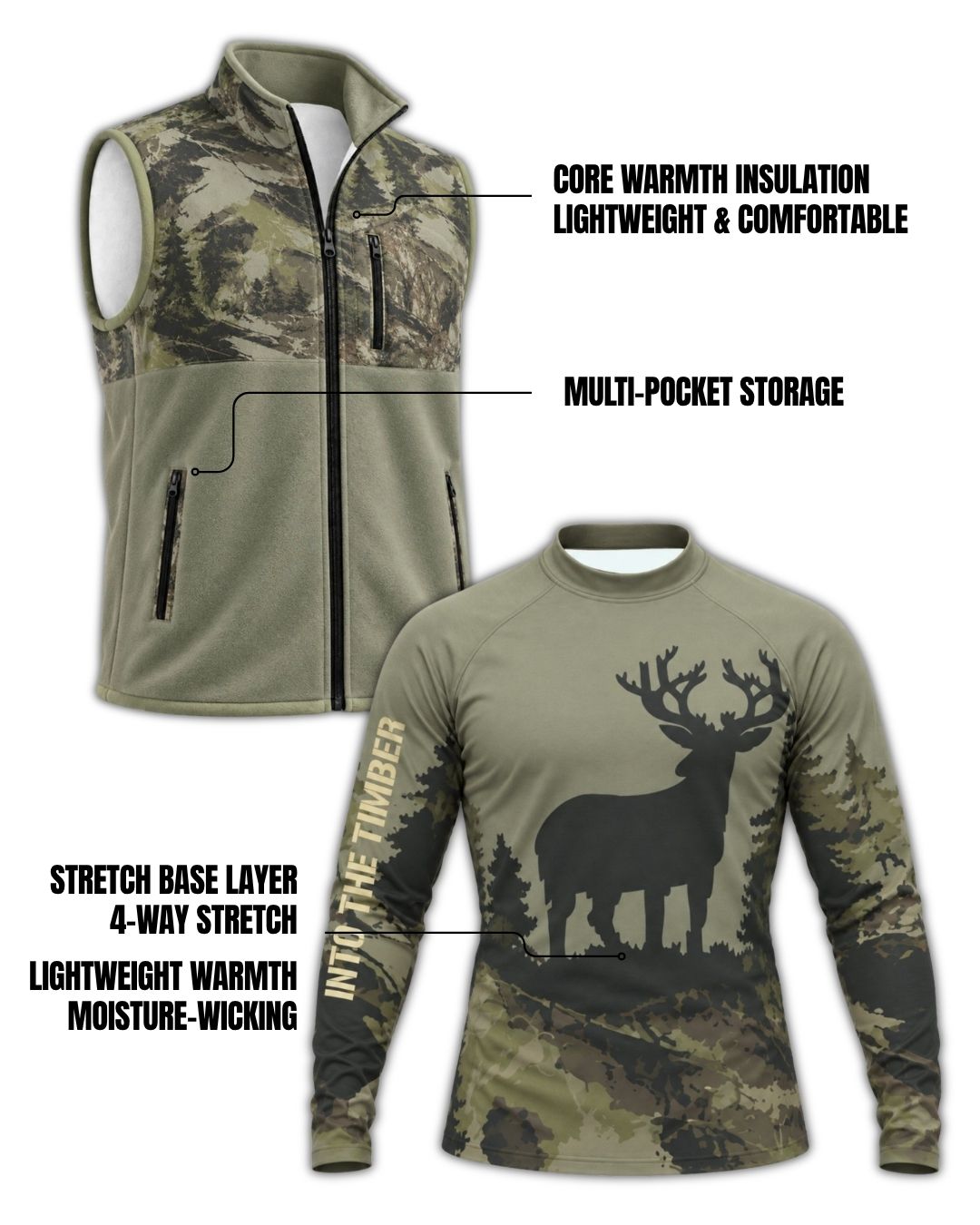 Combo - Into The Timber Camo Layering Series