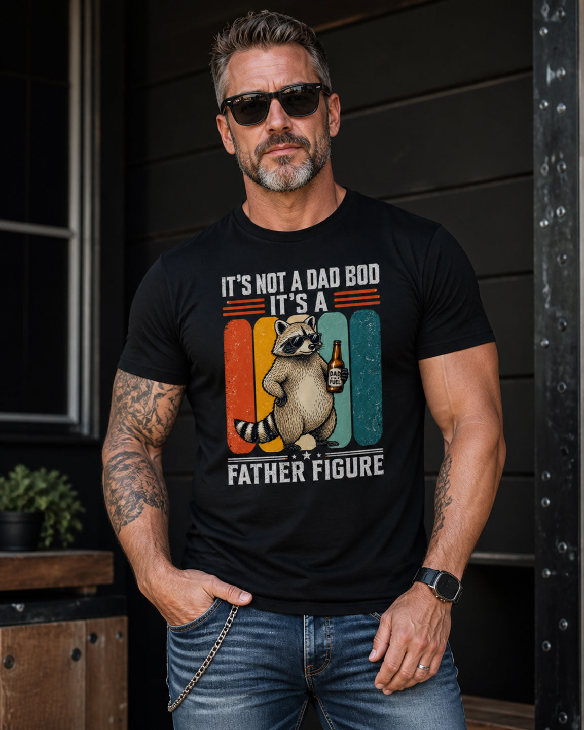 It's Not A Dad Bod Raccoon T-shirt