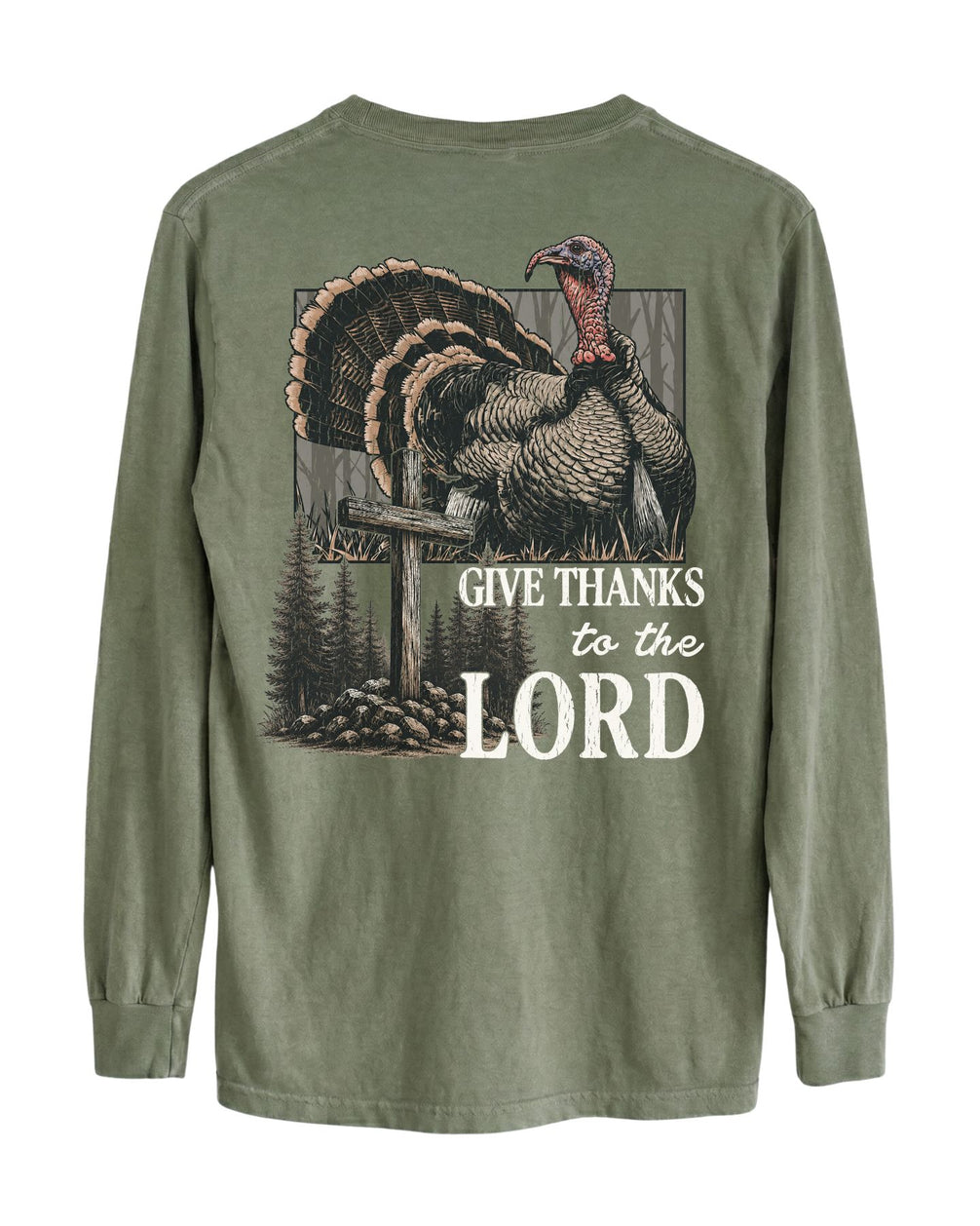 Give Thanks To The Lord Long-sleeve