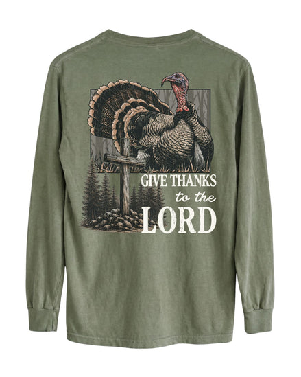 Give Thanks To The Lord Long-sleeve