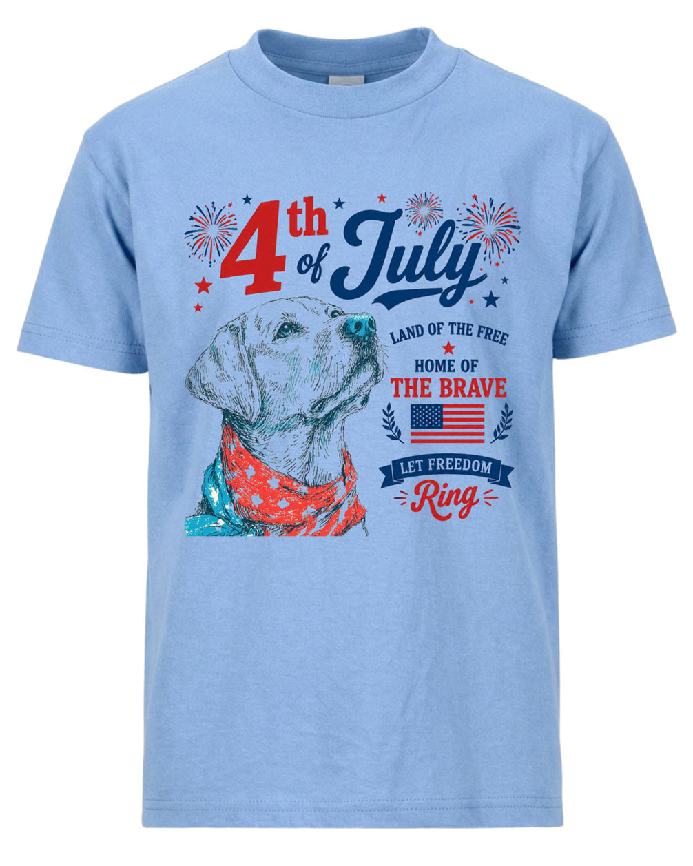 Labrador 4th Of July T-shirt