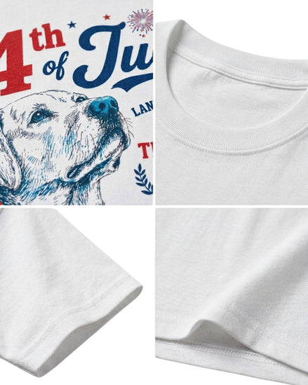 Labrador 4th Of July T-shirt