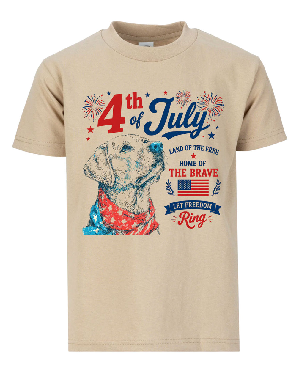Labrador 4th Of July T-shirt