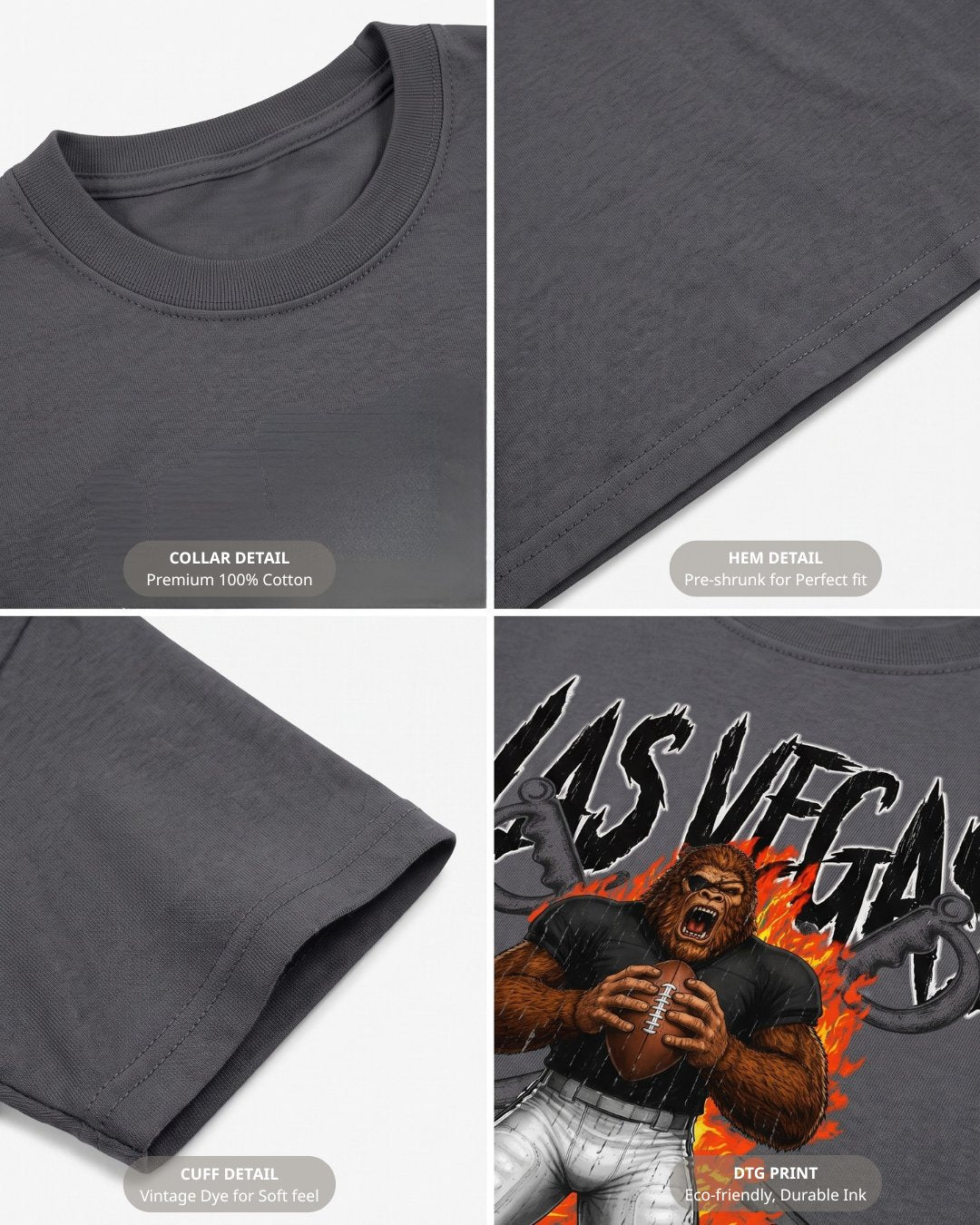 Las Vegas Phantom Inferno Football T-shirt