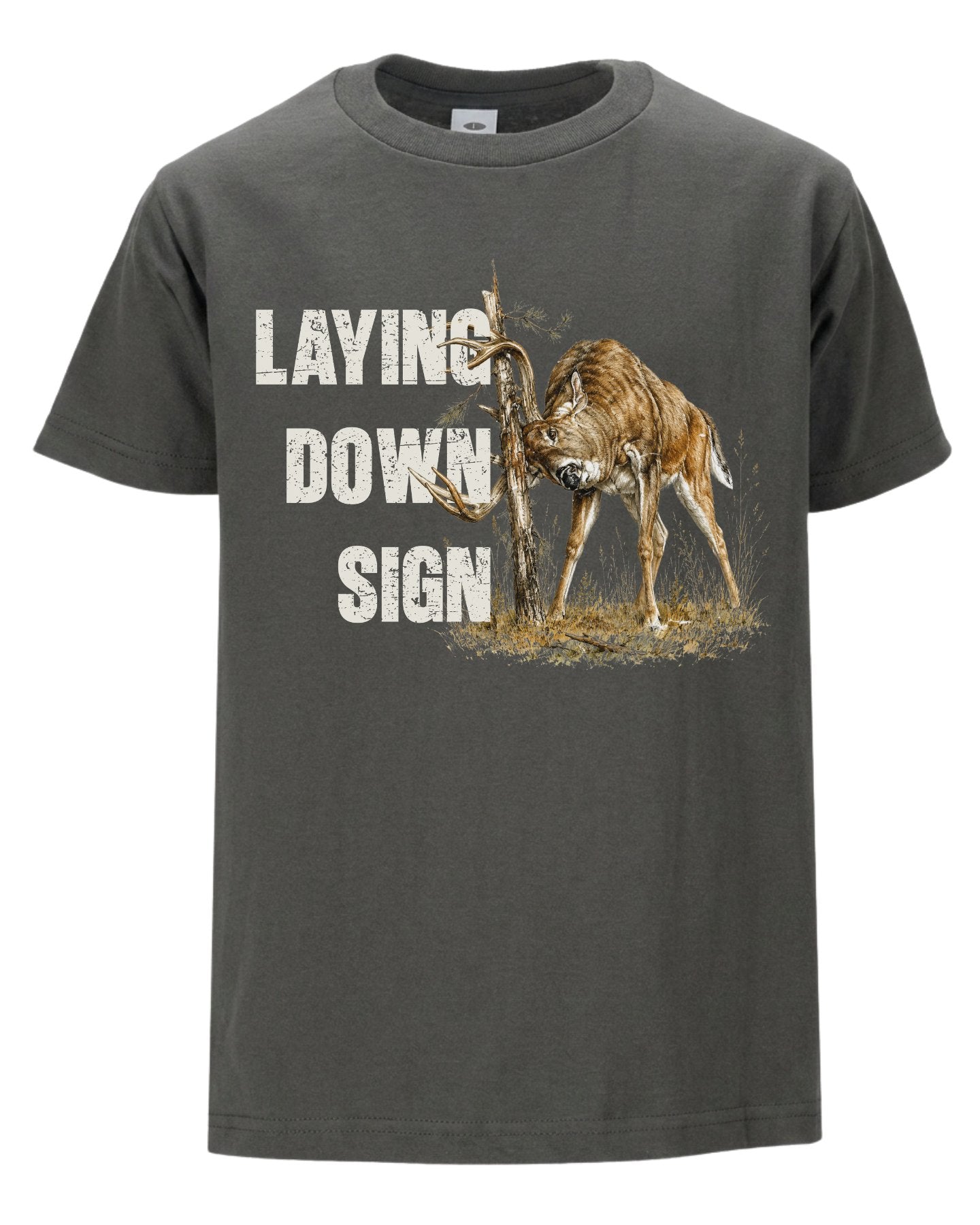 Laying Down Sign Buck T-shirt