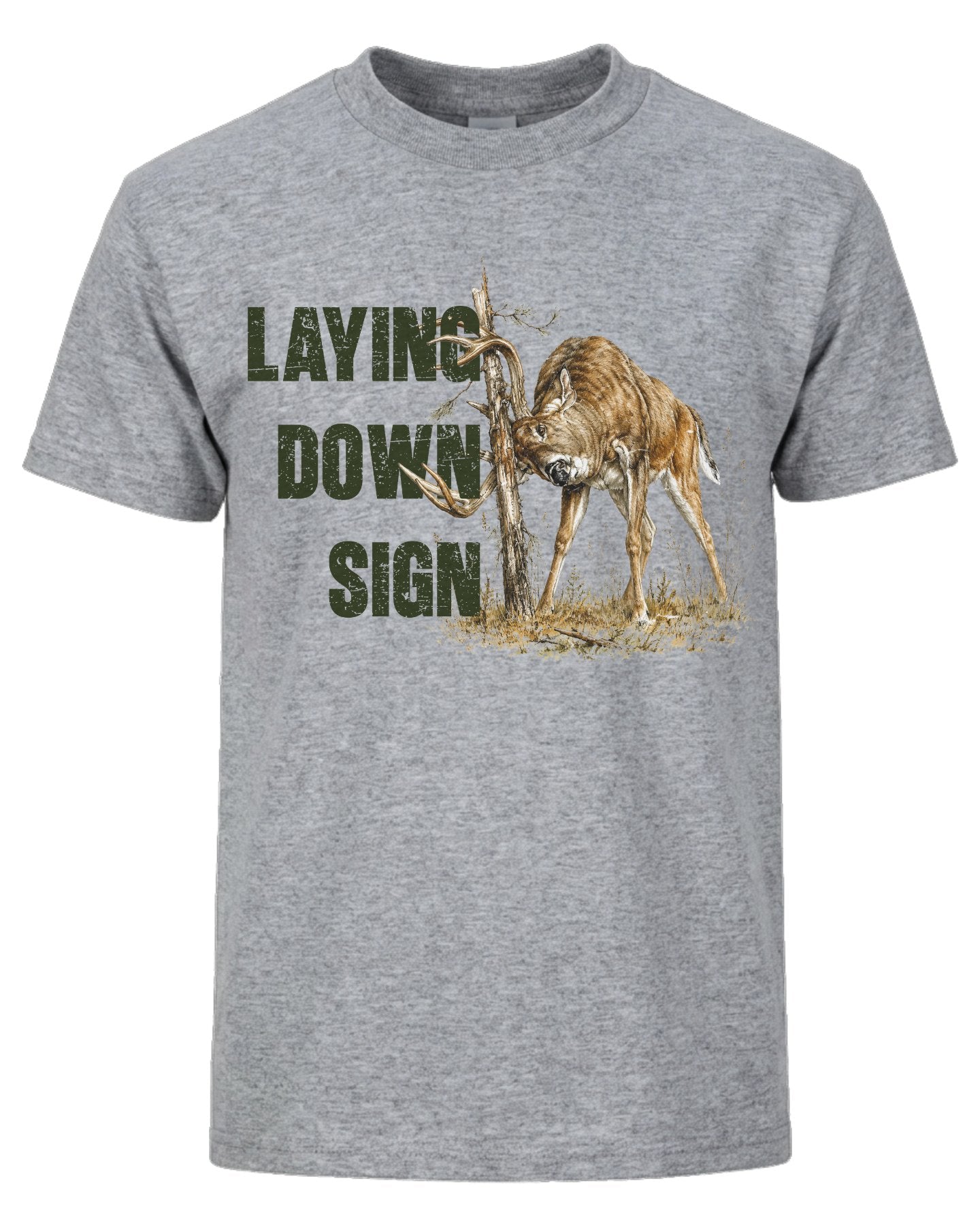 Laying Down Sign Buck T-shirt