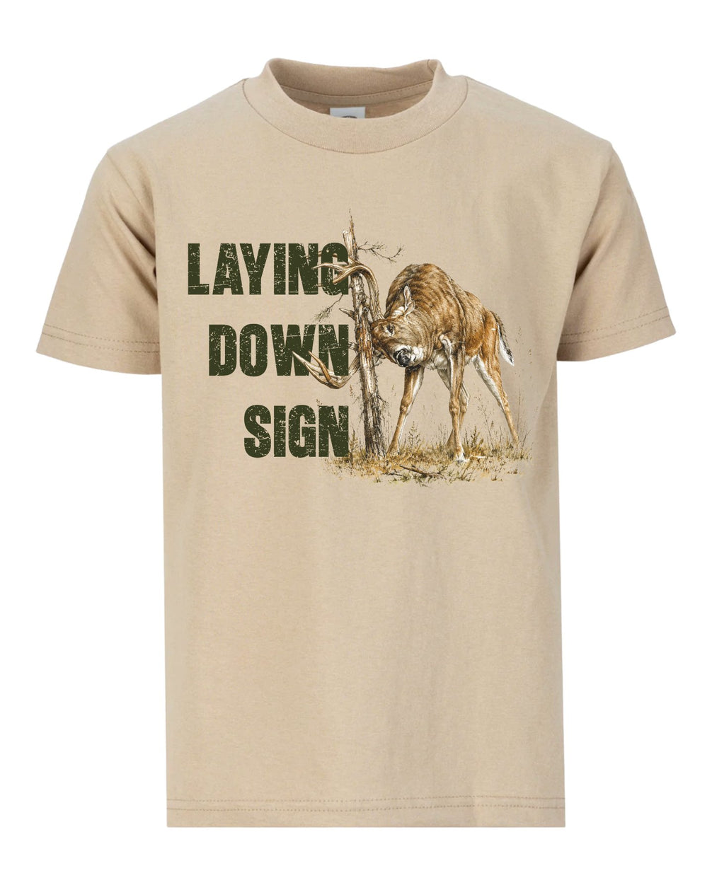 Laying Down Sign Buck T-shirt