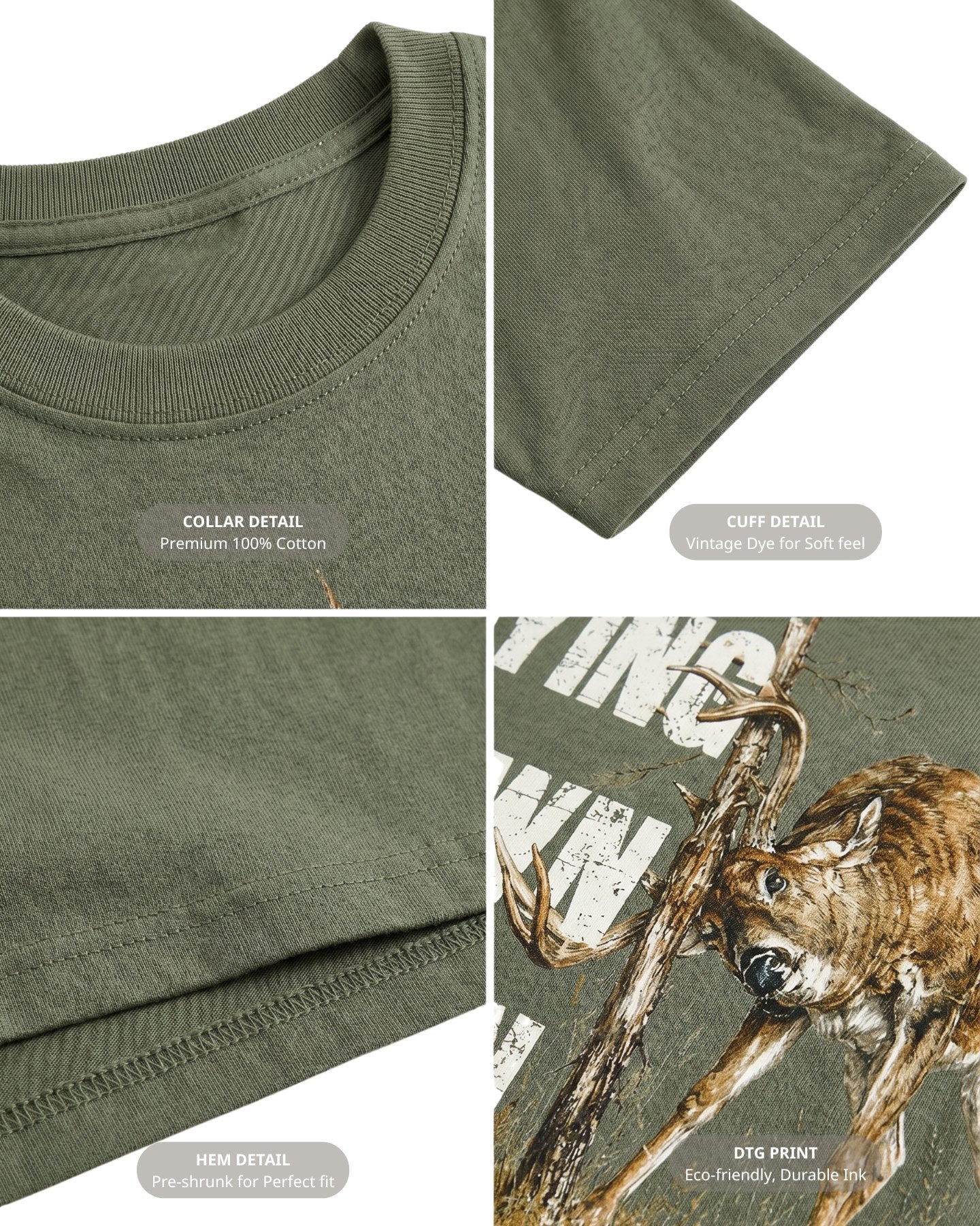 Laying Down Sign Buck T-shirt