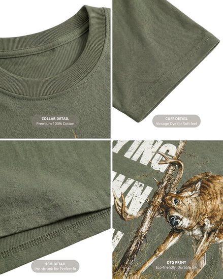 Laying Down Sign Buck T-shirt