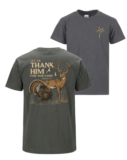 Let Us Thank Him Genesis 9:3 Two-sided T-shirt